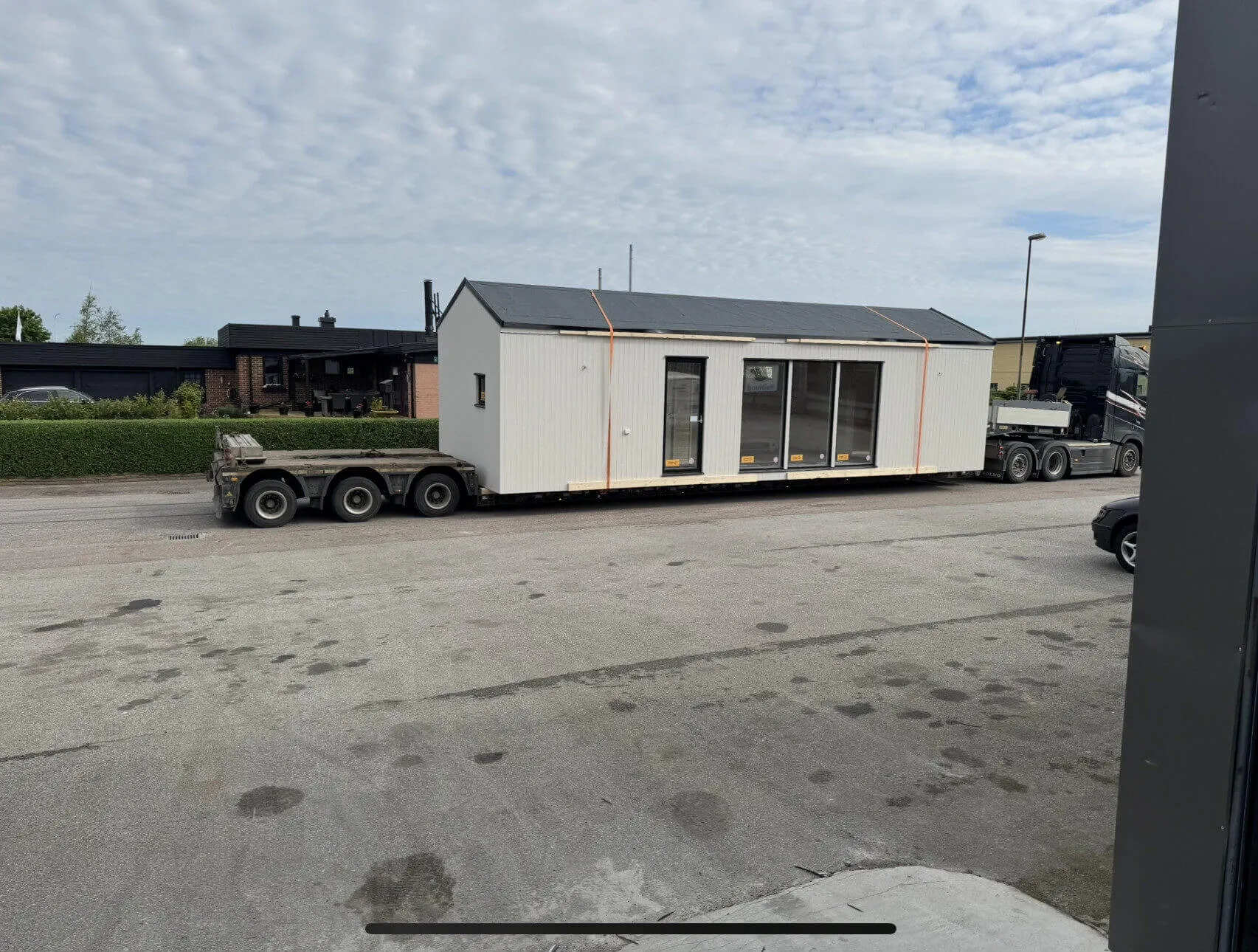 Framtidshuset transport